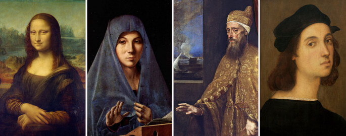 Porträtmalerei erfreut sich in der Renaissance wachsender Beliebtheit.