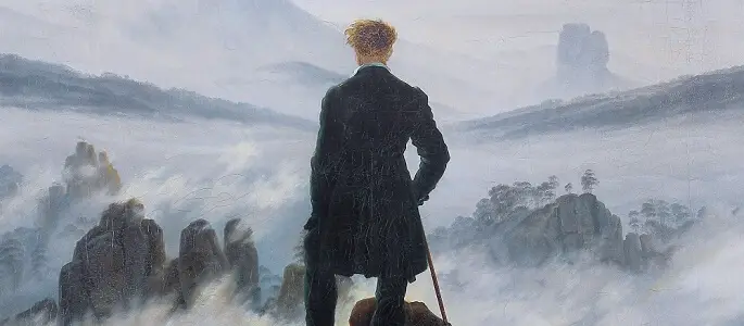 Das Werk von Caspar David Friedrich vereint die typischen Merkmale der Romantik in der Malerei