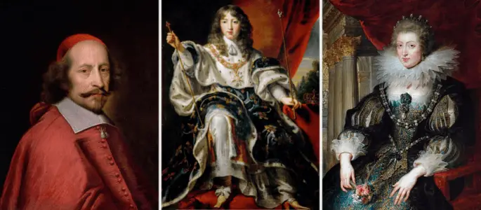 Kardinal Mazarin, Ludwig XIV., Anna von Österreich